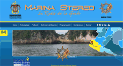 Desktop Screenshot of marinastereo.mil.co